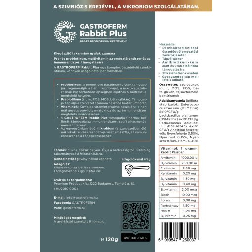 Gastroferm Rabbit Plus 120g