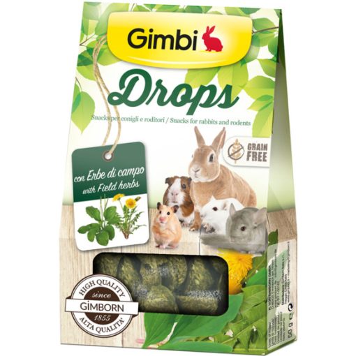 Gimbi Drops - Gabonamentes csemege Mezei gyógynövényekkel 50g