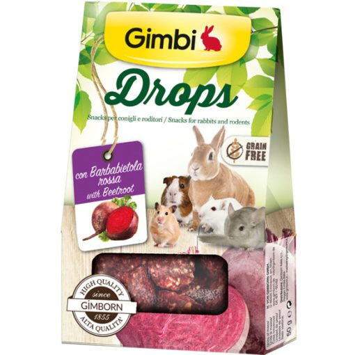 Gimbi Drops - Gabonamentes csemege Céklával 50g