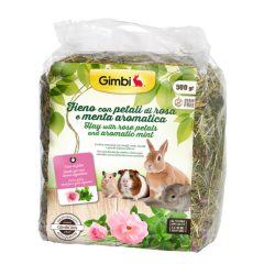 Gimbi Réti széna rózsával és mentával 500g