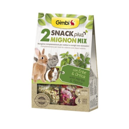 Gimbi Snack Plus - Mignon MIX 2 - Csalános 50g
