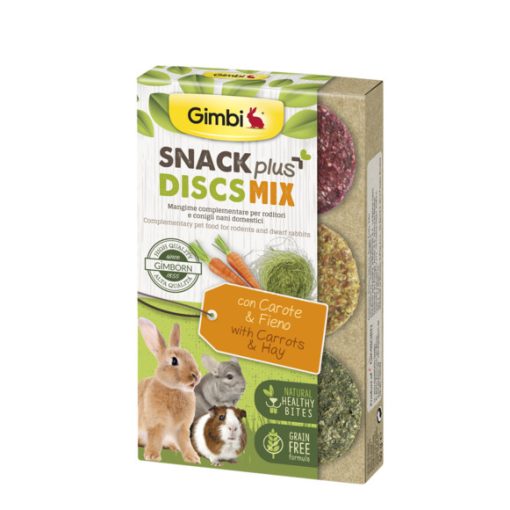 Gimbi Snack Plus Discs - Gabonamentes tallérok MIX 50 g