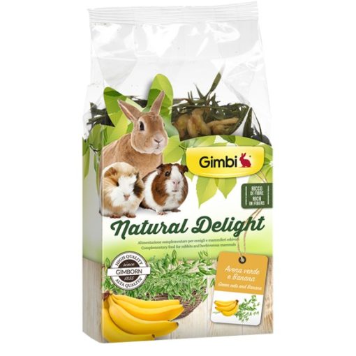 Gimbi Natural Delight - Zöld zabfű & banán 100g