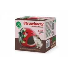 JK Animals Kerámia házikó eper alakú 12 x 9 x 9 cm