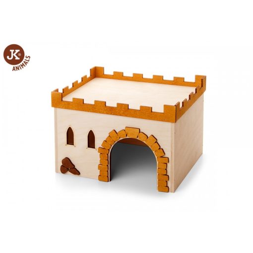 JK Animals kastély tengerimalac ház fából 24 × 18 × 16 cm