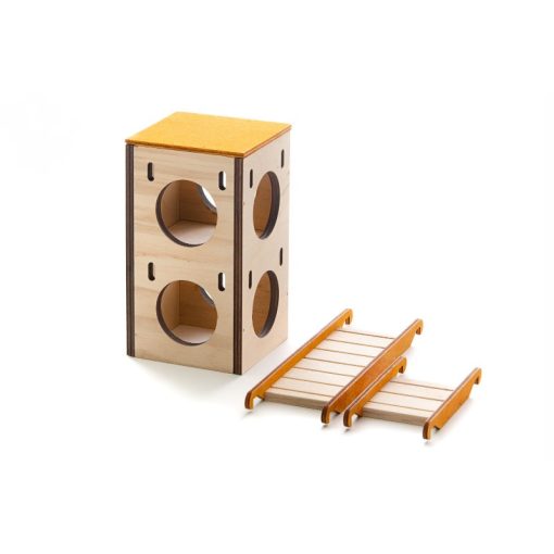 JK Animals Faház torony létrával 8 x 7,5 x 14 cm