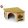 JK Animals sarok faház nyulaknak 27 × 27 × 15 cm