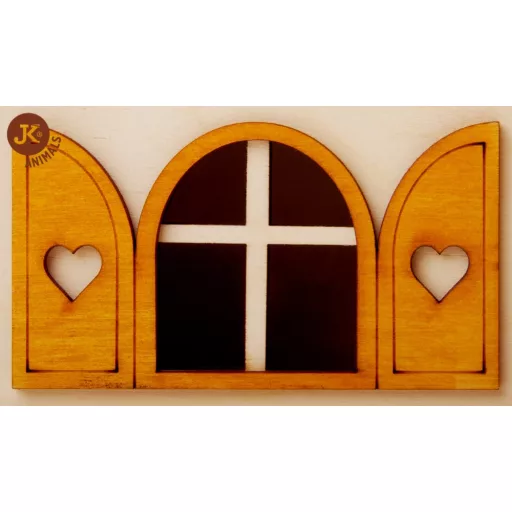 JK Animals festett faház tengerimalacoknak 23 × 15 × 13 cm