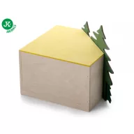  JK Animals Erdősarok faház fenyőfa mintával  19,5 × 19,5 × 19 cm