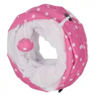 KERBL játékalagút rózsaszín/fehér pöttyös 100 cm