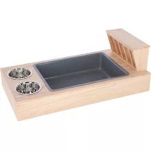 KERBL Digging and feeding station - Búvóhely-és etetőállomás 70 x 36 x 24 cm