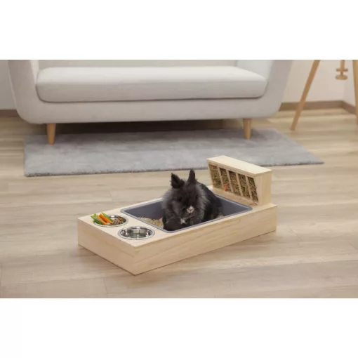 KERBL Digging and feeding station - Búvóhely-és etetőállomás 70 x 36 x 24 cm