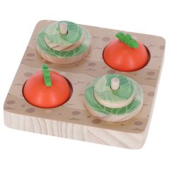   KERBL Gondolkodj és tanulj logikai játék zöldségekkel 15x15x6 cm