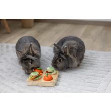 KERBL Gondolkodj és tanulj logikai játék zöldségekkel 15x15x6 cm