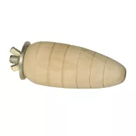   KERBL Rágcsálnivaló fa répajáték csavarozható tartóval 9 cm