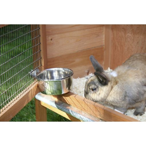 KERBL rácsra szerelhető fém itató 600ml