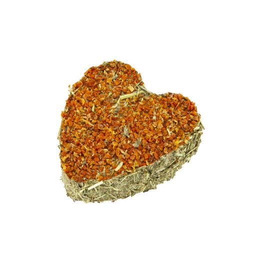 Mr. Crumble – Timothy szénából készült szív akasztóval RÉPÁVAL 8 cm