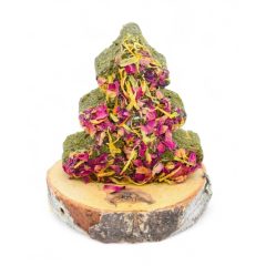   Mr. Crumble – Petrezselyemből készült karácsonyfa rózsával és körömvirággal 9 cm