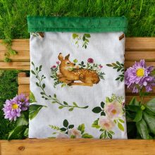 NYUSZISHOP.HU - Süni bújózsák - Zöld nyuszis-őzikés