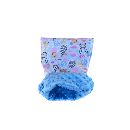 NYUSZISHOP.HU - Süni bújózsák - Tojásos-nyuszis KÉK