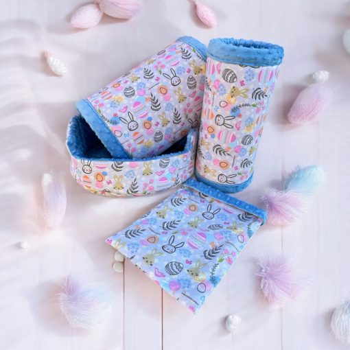 NYUSZISHOP.HU - Süni bújózsák - Tojásos-nyuszis KÉK