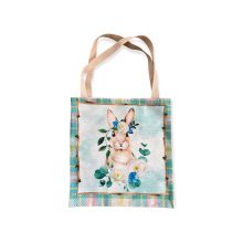 NYUSZISHOP.HU - Tavaszi nyuszis táska - KÉK VIRÁGOS