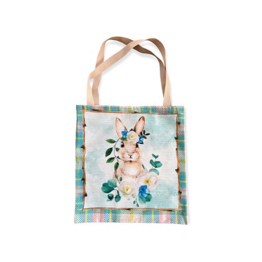 NYUSZISHOP.HU - Tavaszi nyuszis táska - KÉK VIRÁGOS