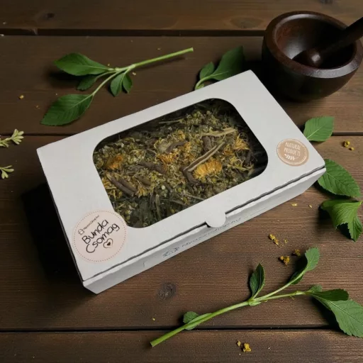 NYUSZISHOP.HU - BUNDA-CSOMAG - Bőrt és szőrzetet támogató gyógynövény doboz - 220g