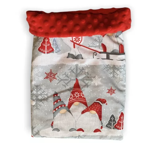 Nyuszishop Süni bújózsák - Mikulás - piros belsővel