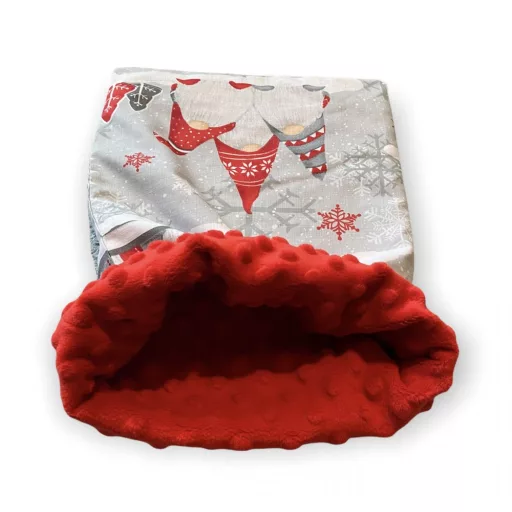 Nyuszishop Süni bújózsák - Mikulás - piros belsővel