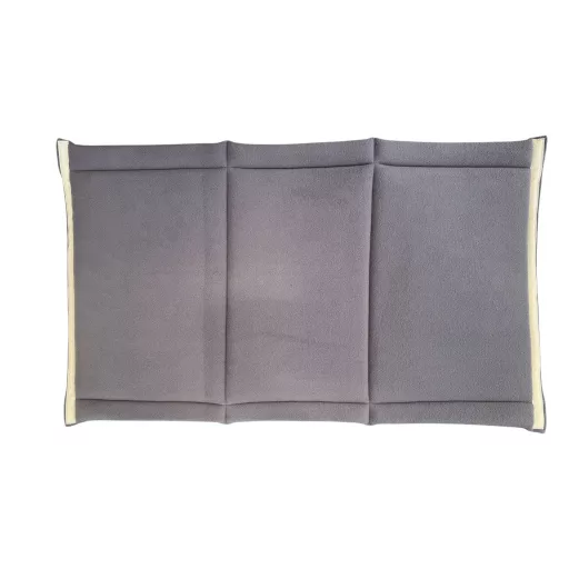 NYUSZISHOP - 2 in1 Háromszög alagút/fekhely - SZÜRKE - ø25 cm x 50 cm