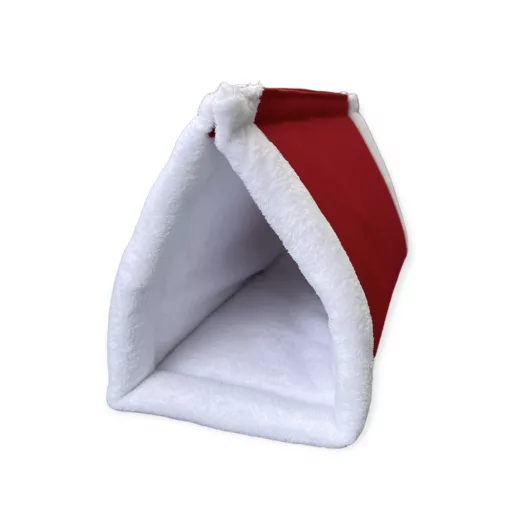 NYUSZISHOP - 2 in1 Háromszög alagút/fekhely - XMAS edition! ø25 cm x 50 cm