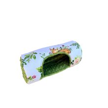 NYUSZISHOP.HU - Hengerházikó/bújó - Zöld nyuszis-őzikés 35x20 cm