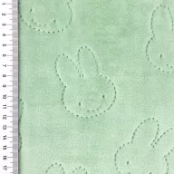   NYUSZISHOP.HU - Teddy takaró nyuszi mintával KICSI - ZÖLD - 150 x 100 cm