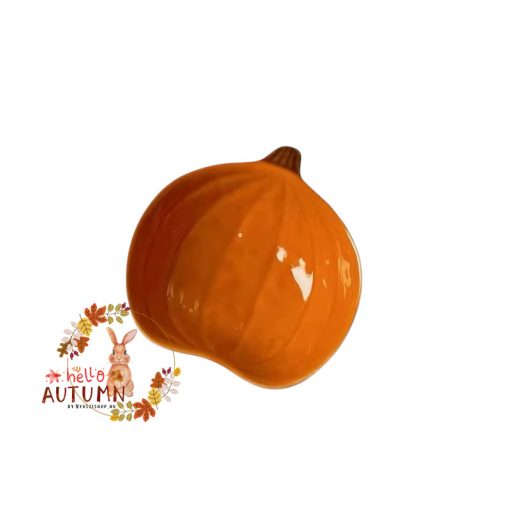 NYUSZISHOP.HU - Hello Autumn Collection  - Sütőtök alakú kerámiatál 10,5 cm