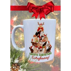   NYUSZISHOP - Merry Christmas EveryBUNNY! - Karácsonyi bögre Nyuszigazdiknak