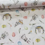 NYUSZISHOP.HU - Húsvéti nyuszis/tojásos fekhely ø40 cm