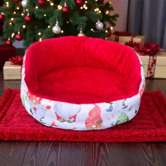 NYUSZISHOP.HU - Karácsonyi manós fekhely - ø40 cm