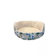 NYUSZISHOP.HU - Kék nyuszis fekhely - ø40 cm