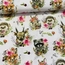 NYUSZISHOP.HU - Akvarell festett állatos fekhely - PINK  - ø40 cm