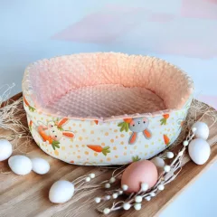 NYUSZISHOP.HU - Nyuszis-répás fekhely - ø40 cm