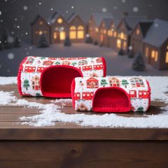   NYUSZISHOP.HU - XL Hengerházikó/bújó - Kisvonatos-házikós Ø27x50 cm