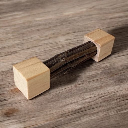 NYUSZISHOP.HU - Fakocka súlyzó almafából 12 cm