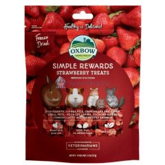   Oxbow Simple Rewards Strawberry Treats - Szárított földieper 15g