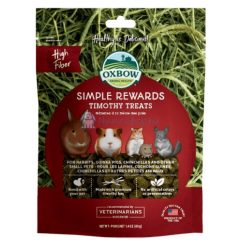 Oxbow Simple Rewards Timothy Treats - Réti szénás 40g