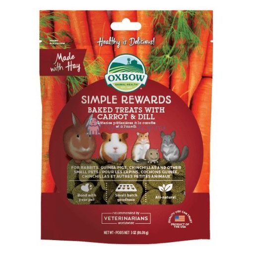 Oxbow Simple Rewards Carrot and Dill - Répás kapros 60g