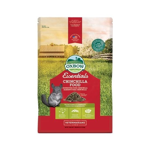 Oxbow Essentials Chincilla - Teljes értékű eledel chinchillák számára 4,5 kg