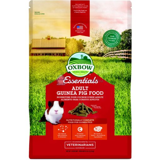 Oxbow Essentials Adult GuineaPig - teljes értékű táp felnőtt tengerimalacoknak 2,25 kg