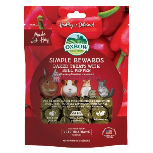 Oxbow Simple Rewards Bell Pepper - Kalifornia paprikás jutalomfalat 85g