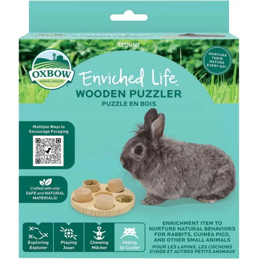 Oxbow Enriched Life Wooden Puzzler - Fa logikai játék